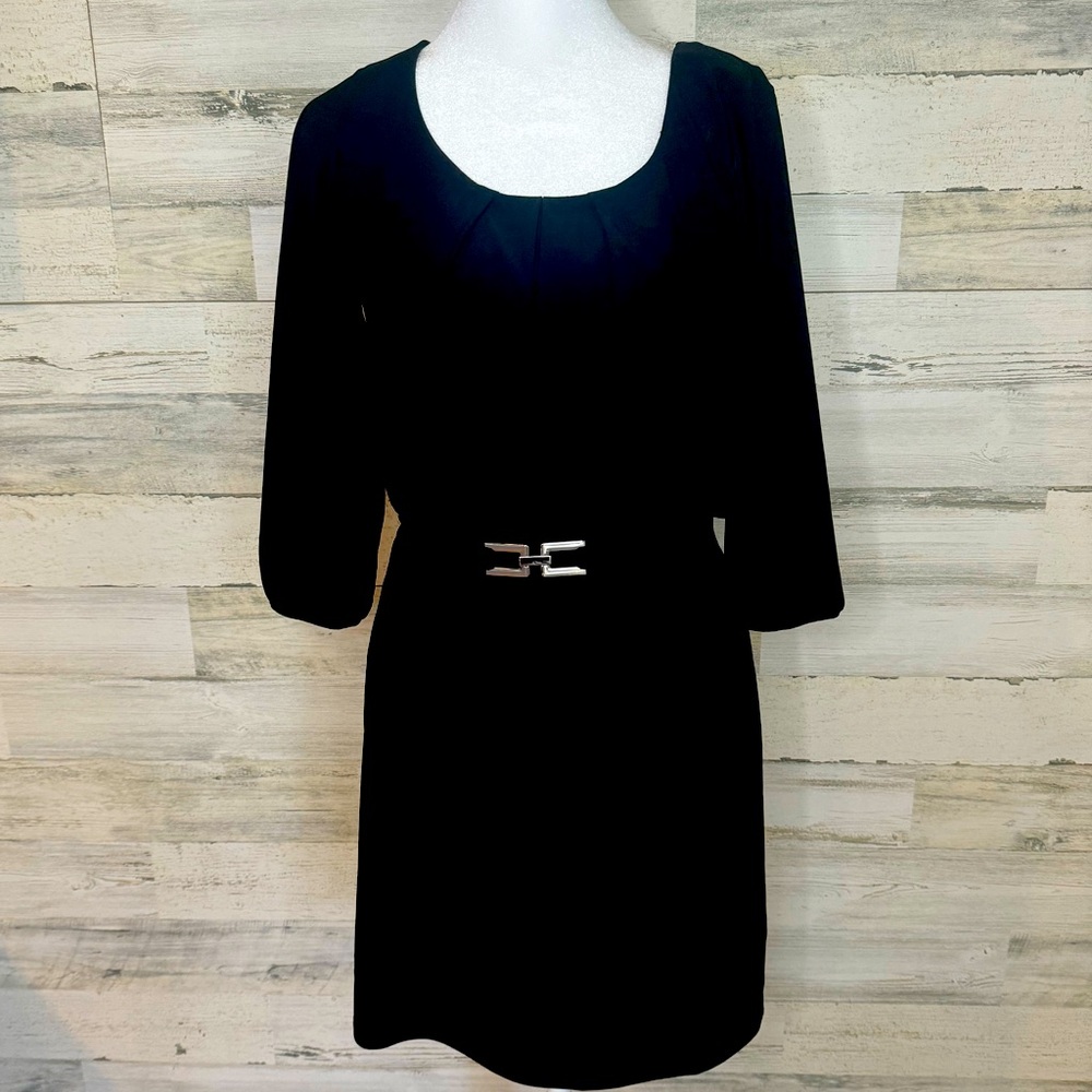WHBM Black Jersey Knit Dress - Size XS